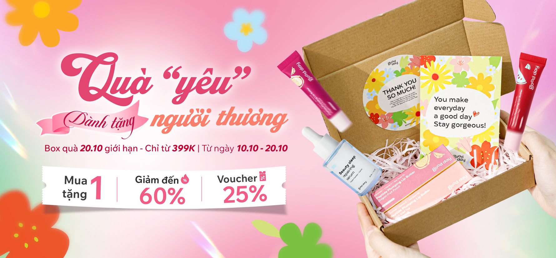 CHUẨN BỊ GÌ CHO NGƯỜI THƯƠNG DỊP 20/10 - 4 COMBO MUST TRY CHO CÁC TÍN ĐỒ MUA SẮM