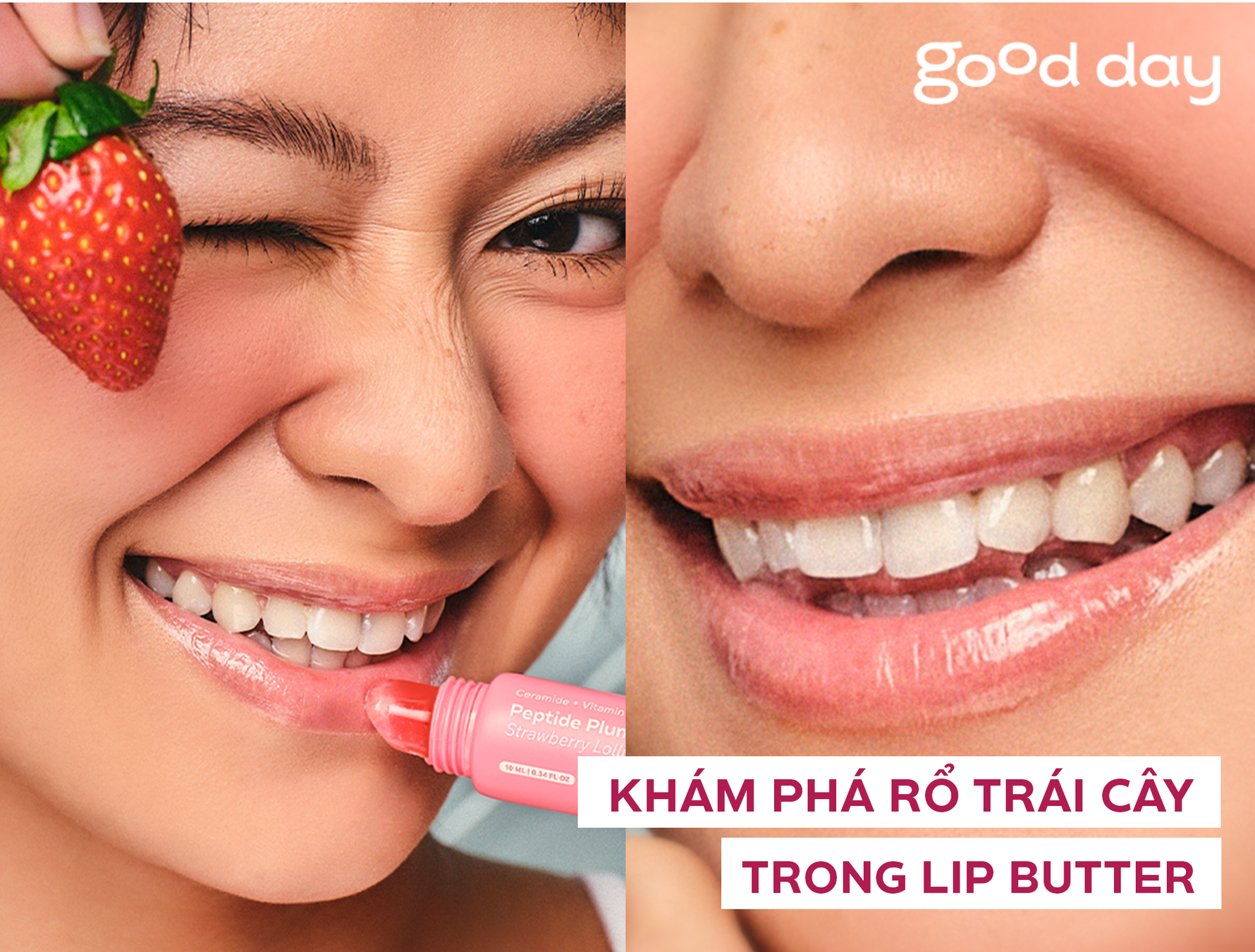 Khám Phá “Rổ Trái Cây” Trong Peptide Plumping Lip Butter