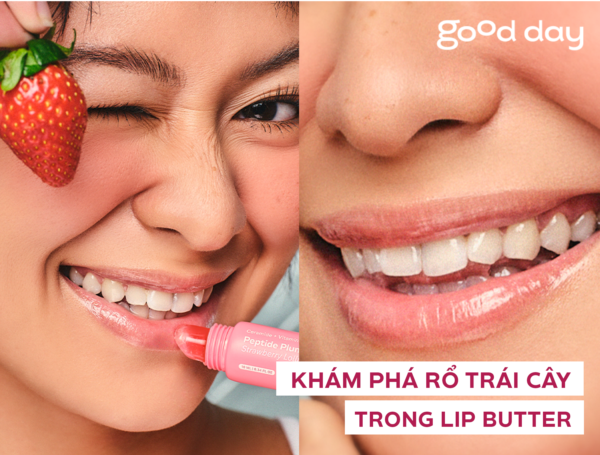 Khám Phá “Rổ Trái Cây” Trong Peptide Plumping Lip Butter