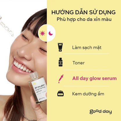 Serum dưỡng sáng da All Day Glow 30ml