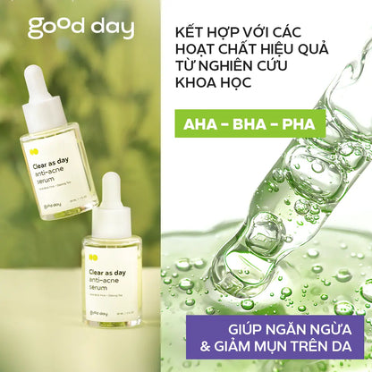 Serum giảm mụn Clear As Day 30ml