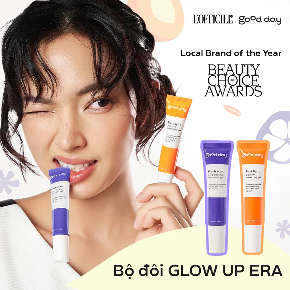 Bộ đôi dưỡng da giảm mụn & thâm GLOW UP ERA